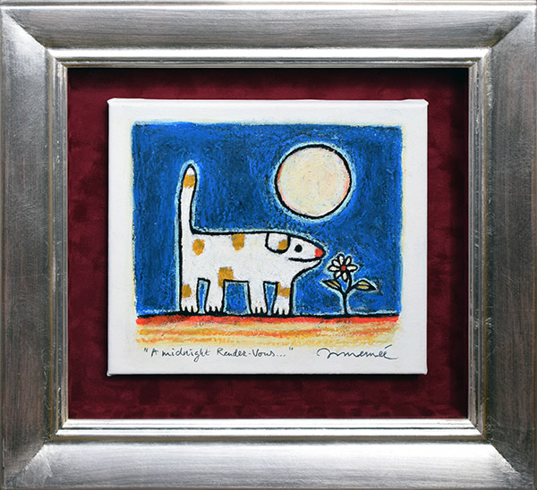 真夜中のランデヴー 銀座の絵画販売 買取の画廊 翠波画廊 真夜中のランデヴー 銀座の絵画販売 買取の画廊 翠波画廊