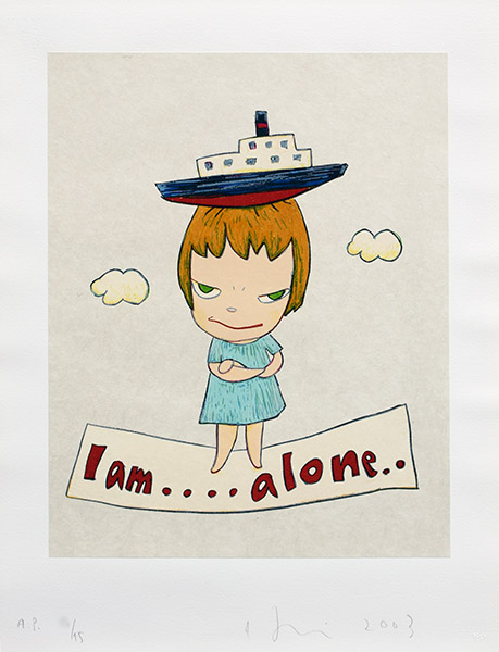 奈良美智 版画 【I Am Alone..】 I-AM-ALONE.jpg