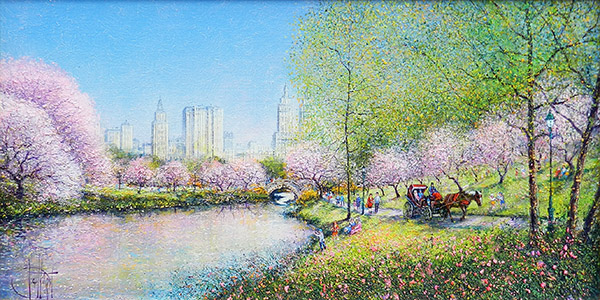 N.Y.セントラルパークの春