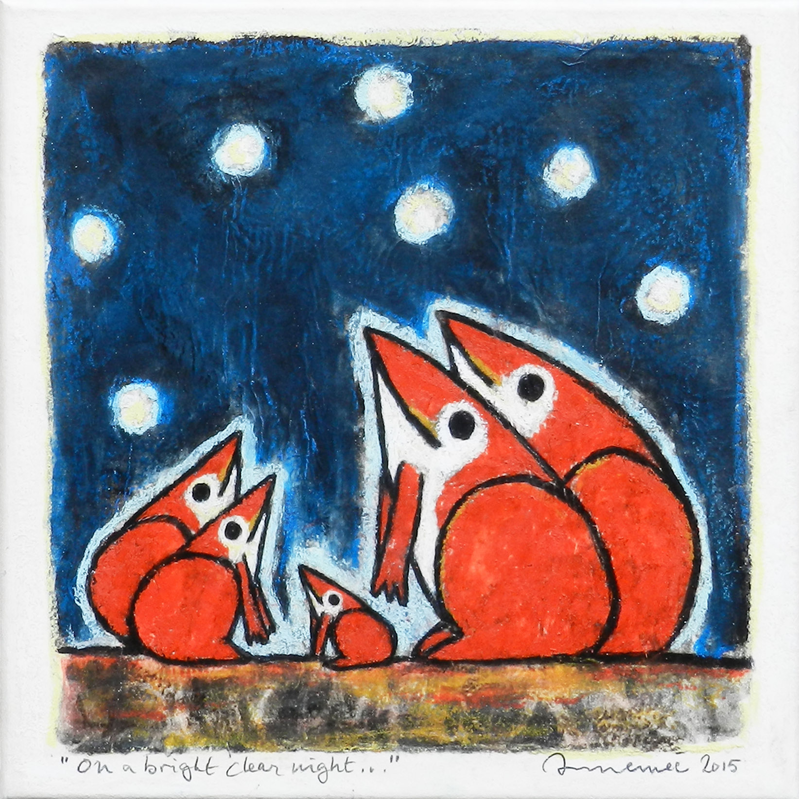 明るく澄んだ夜に・・・・ - 絵画販売・アート購入の翠波画廊｜東京