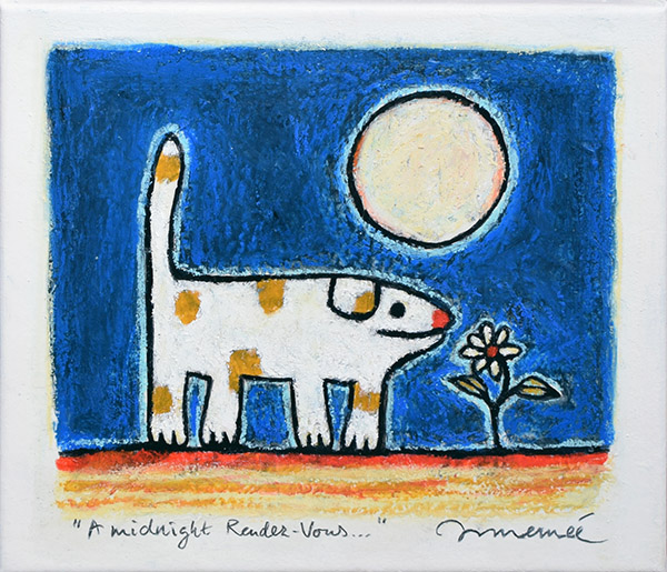 真夜中のランデヴー 翠波画廊 絵画販売 絵画買取 東京 銀座 京橋の画廊 真夜中のランデヴー 翠波画廊 絵画販売 絵画買取 東京 銀座 京橋の画廊