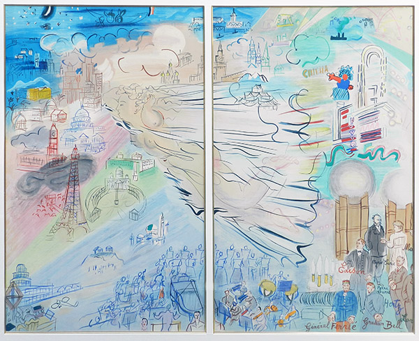 電気の精 I II - 翠波画廊 | 絵画販売、絵画買取 - 東京・銀座の画廊