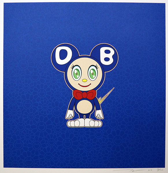 ◆新品未開封【真作】村上隆『DOB 2020 BLUE』100部限定 2020年 dob2020blue.jpg