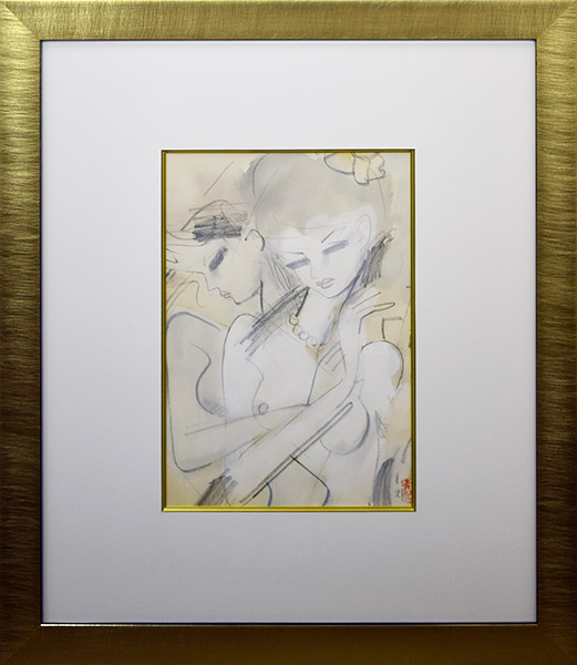 東郷青児「レダ」 絵画 販売 買取 | 東京 自由が丘にある画廊