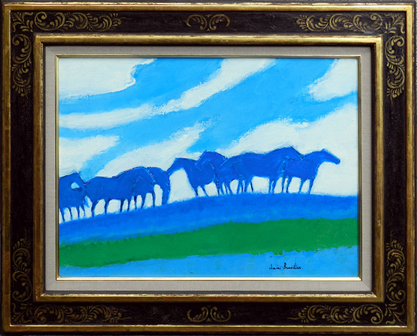 空と馬 - アート・絵画の販売、買取なら銀座のアートギャラリー翠波画廊