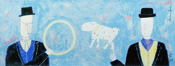 ★アノラ・スペンス　ANNORA SPENCE ツー・ドッグス　2匹の犬 ☆アノラ・スペンス ANNORA SPENCE ツー・ドッグス 2匹の犬 ツー