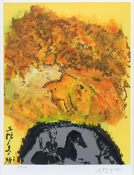 三岸節子_花瓶の花