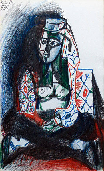 パブロ・ピカソ、【ラ・カルフォルニーのアトリエ】、希少画集画