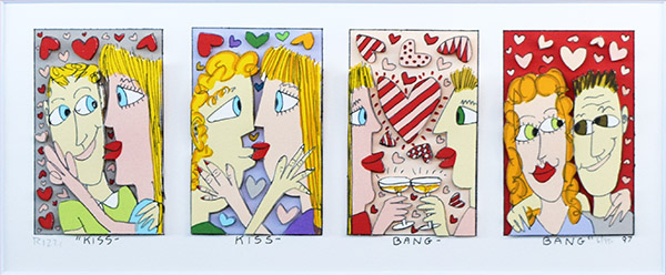 版画 JAMES RIZZI KISS-KISS-BANG-BANG 350/61 JAMES RIZZI KISS-KISS-BANG-BANG 350/61 版画