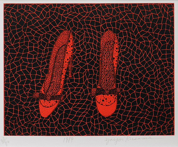 草間彌生作品紹介｜靴｜銀座の絵画販売・買取の画廊ー翠波画廊