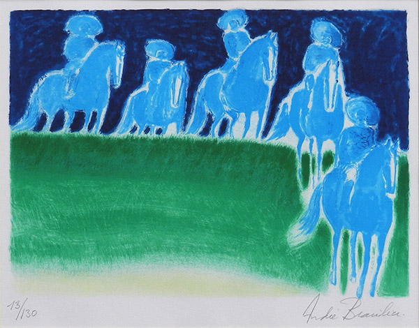 メキシコの馬たち - 絵画販売・アート購入の翠波画廊｜東京・銀座の画廊