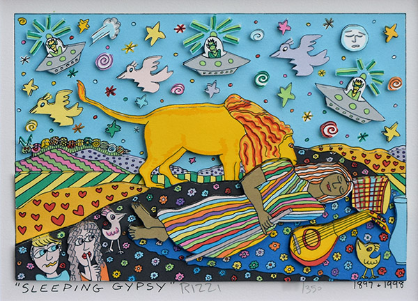 chobi　ジェームスリジィ作  \"WOMEN WHO WORK OUT\" 真作】【WISH】ジェームス・リジィ James Rizzi「WOMAN WHO WORK