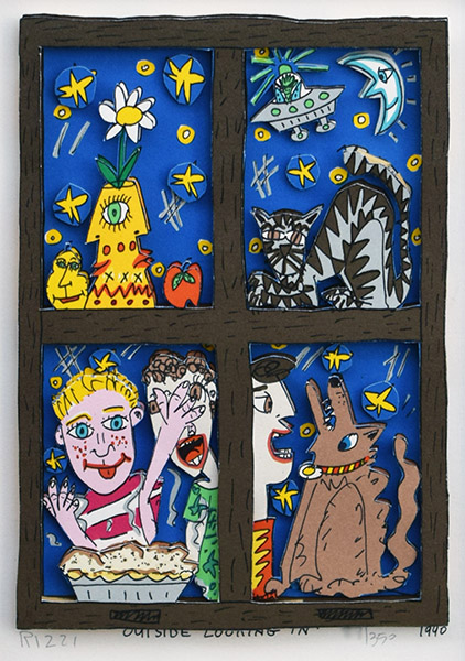ジェイムズリジィ outside rukkingu in JAMES RIZZI ジェームス リジィ「OUTSIDE LOOKING IN 1990」