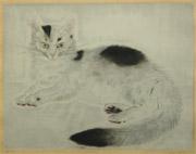 横たわる猫 - アート・絵画の販売、買取なら銀座のアートギャラリー翠