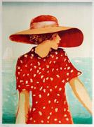 赤い服のダイアナ - 翠波画廊 | 絵画販売、絵画買取 - 東京・銀座 