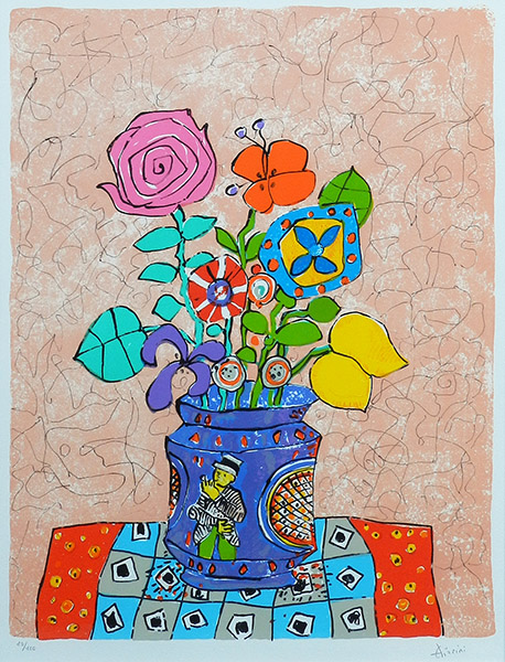 ピンクバックの花 - 翠波画廊 | 絵画販売、絵画買取 - 東京