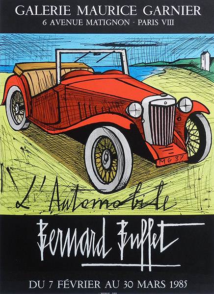 ポスター：自動車 - 絵画販売・アート購入の翠波画廊｜東京・銀座の画廊