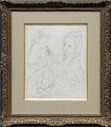 藤田嗣治作品紹介｜誕生（君代夫人コレクション）｜銀座の絵画販売