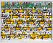 ジェームス・リジィ タクシー 『TAXI TAKE US 』 タクシー - 絵画販売・アート購入の翠波画廊｜東京・銀座の画廊
