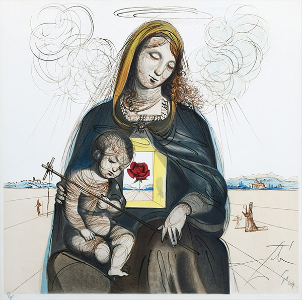 サルバドール・ダリ☆版画　神秘の階段 サルバドール・ダリ☆版画 神秘の階段 【公式通販】