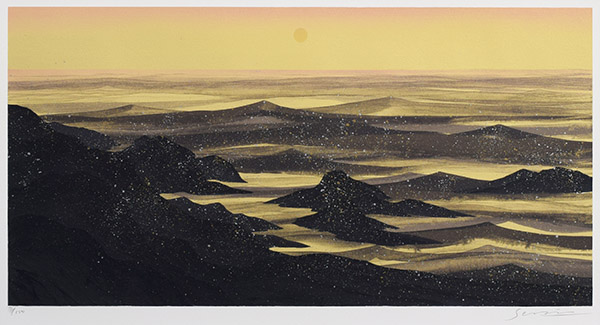   千住博デザインプレート　銀河GARAXY 千住博 水の惑星 #12 銀河 | 絵画など美術品の販売と買取 | 東京