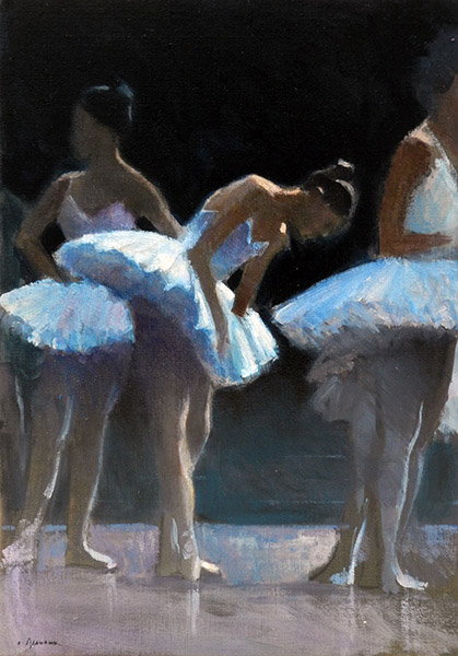 トウシューズ－白鳥の湖 - 翠波画廊 | 絵画販売、絵画買取