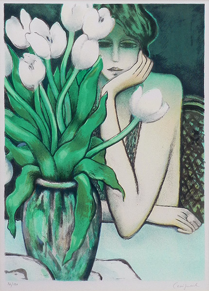 チューリップの花瓶 - 翠波画廊 | 絵画販売、絵画買取 - 東京