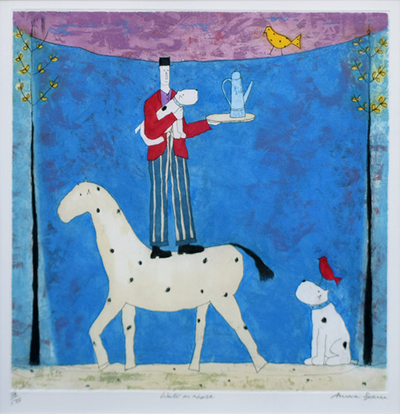 アノラ・スペンス｜馬に乗るウェイター