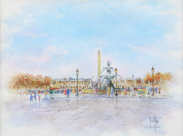 コンコルド広場 - 絵画販売・アート購入の翠波画廊｜東京・銀座の画廊
