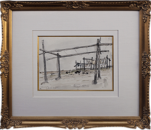 藤田嗣治_レコニル風景