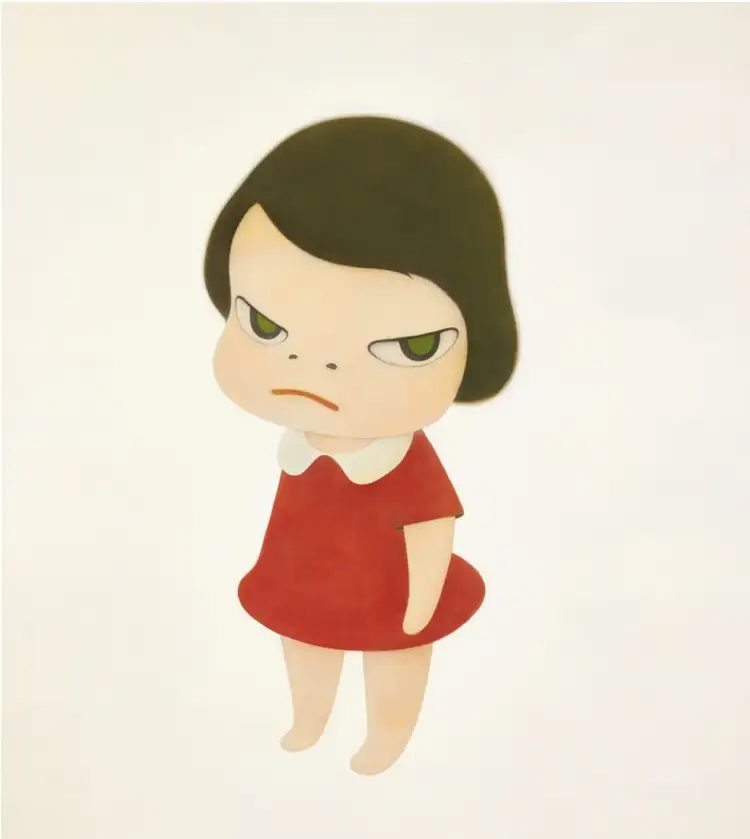 Yahoo!オークション -「奈良美智」(人物画) (油彩)の落札相場