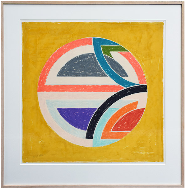 フランク・ステラの『Sinjerli Variation Squared with Colored Ground』