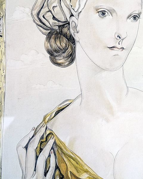 藤田嗣治、「Buste de femme au chapeau blanc」 藤田嗣治《ターバンの若い女性》～藤田の孤独と再生、そしてふたたび