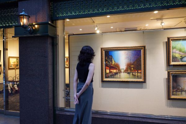 銀座の画廊巡り